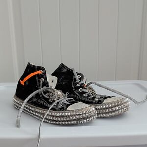 Nan-Ku Couture Cruise Studded Hi Top Sneakers